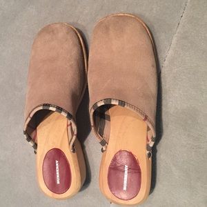 Burberry Wooden Clogs
