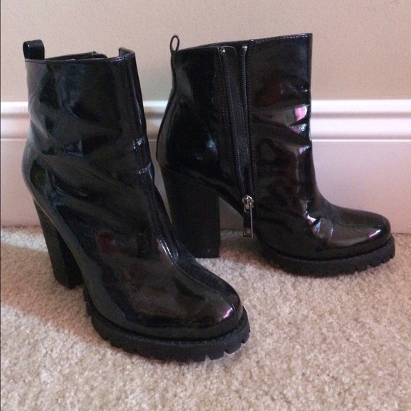 Black size6 shoecult by Nasty Gal ankle boots - Picture 1 of 2