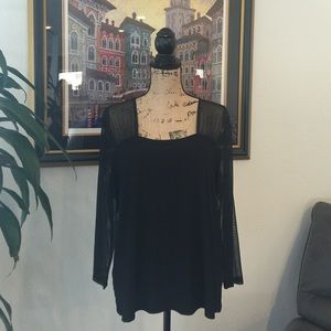 Long sleeve dressy blouse