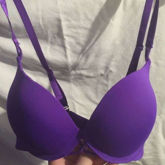 Purple add 2 cups push up bra