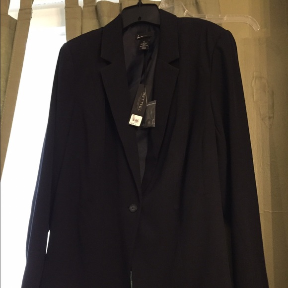 Dark Navy Twill Blazer- NWT
