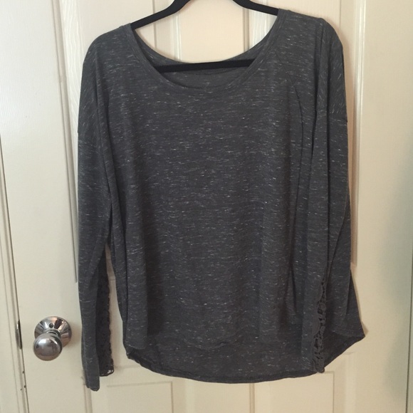 Nordstrom long sleeve with lace on sleeves