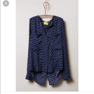Maeve Blue Cara Buttondown
