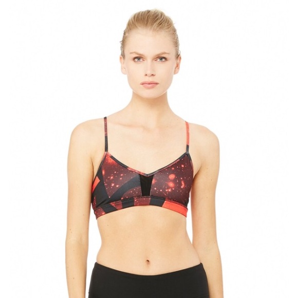Alo Yoga Goddess Volcano Space Yoga Sports Bra - Picture 2 of 4