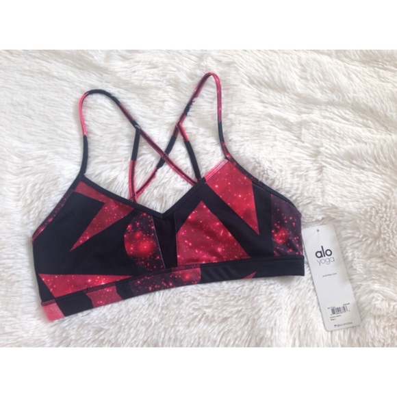 Alo Yoga Goddess Volcano Space Yoga Sports Bra - Picture 3 of 4