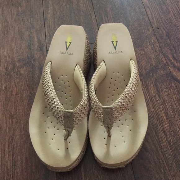 Wedged Flip Flops