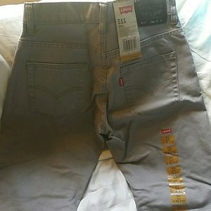 Nwt, Levi's 511 Slim Jeans gray
