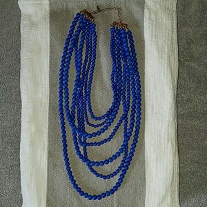 Baublebar Jewelry - Bauble Bar Cobalt Blue Beaded Strands Necklace Baublebar Jewelry - Bauble Bar Cobalt Blue Beaded Strands Necklace