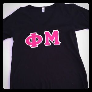 Phi mu letter shirt