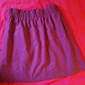 Purple J. Crew skirt