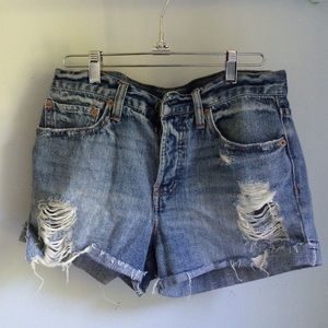 BDG mid-rise tomgirl denim shorts