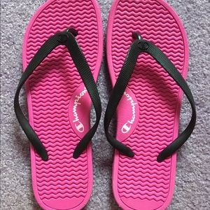 Never Worn Champion Flip Flops!