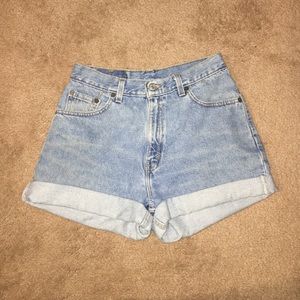 High waisted shorts