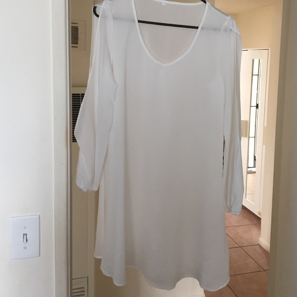 White coverup/ slip