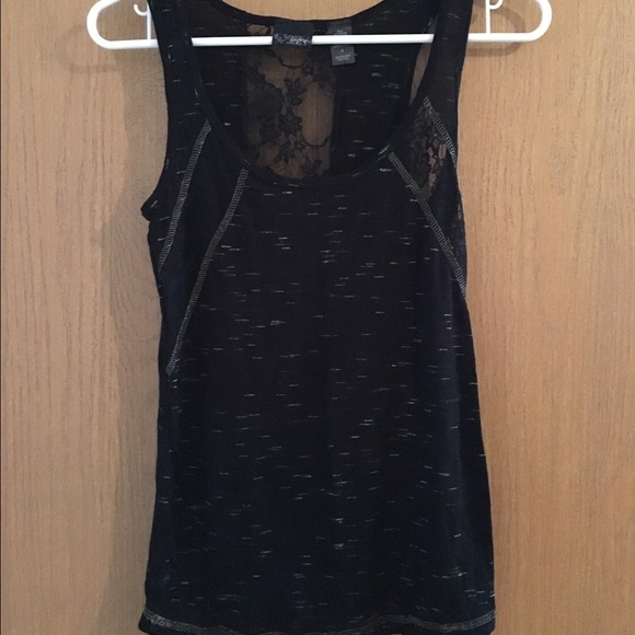 Black tank top