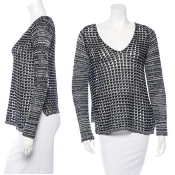 Helmut Lang high low yarn knit sweater RESERVED
