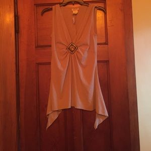 Tank top with beaded design!