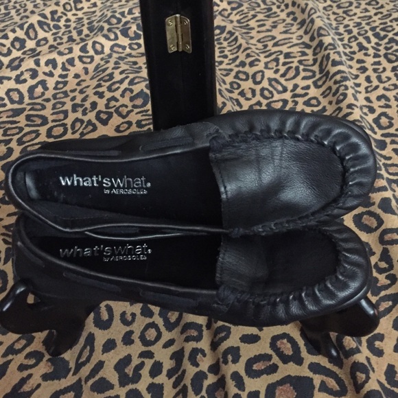 VERY COMFORTABLE SOFT LEATHER BLACK SHOES - Picture 1 of 2