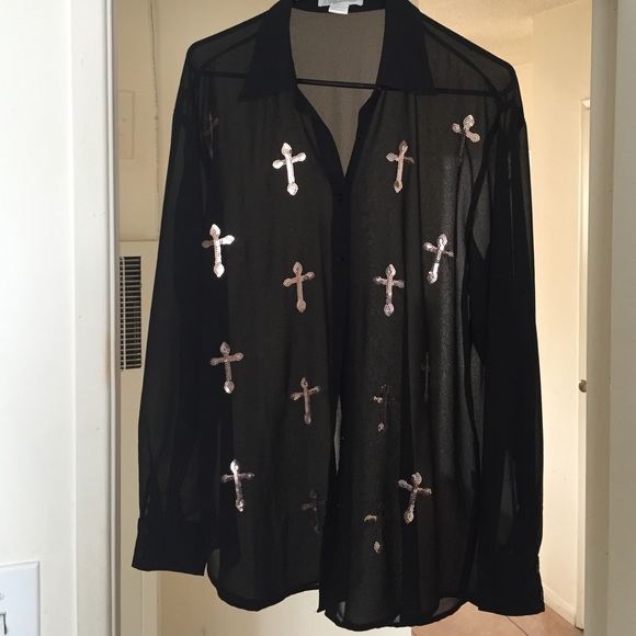 NWOT black blouse