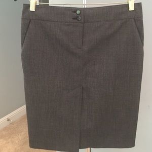 Sexy Bebe gray front slit skirt