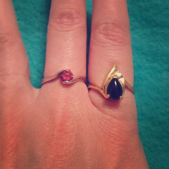 Two Fashion Rings, Size 6 & 7