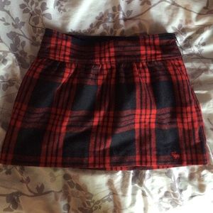 Abercrombie and Fitch Plaid Mini Skirt
