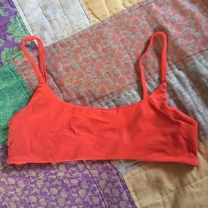San Lorenzo sport brief bikini top
