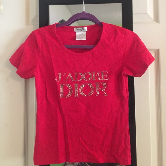 Dior red tee