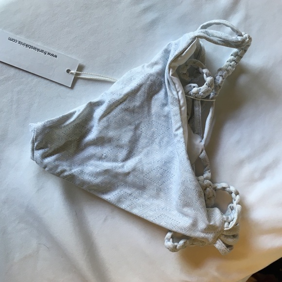 Frankie's Bikinis Mary Jane Bottoms in Chambray - Picture 2 of 3