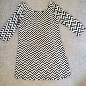 Boutique Style Chevron Dress