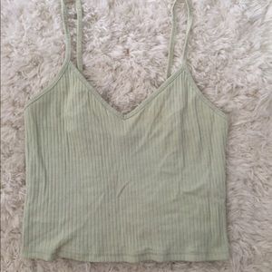 ❌SOLD❌Pastel green crop top