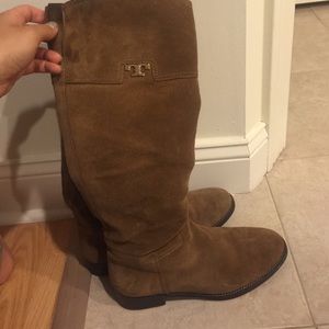 Tory burch suede boots
