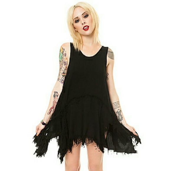 UNIF Black Stray Dress