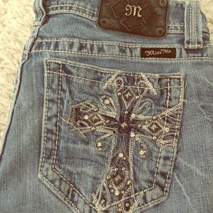 Brand new medium wash miss me jeans
