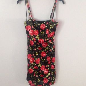 Floral Mid-Length Dress