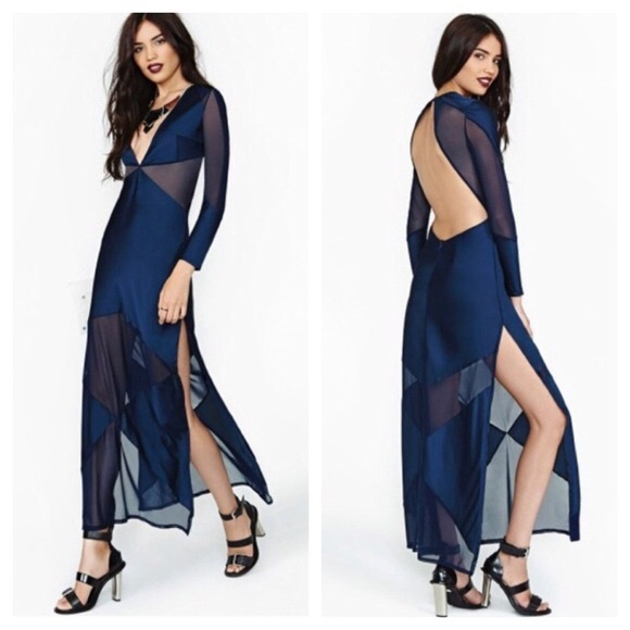 NWT rePosh Nasty Gal Collection Paragon Maxi Dress