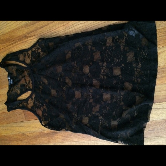 Lace tank top