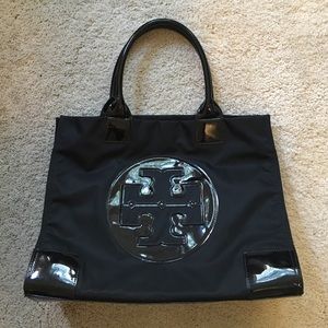 Tory Burch 'Ella' Nylon Tote Black