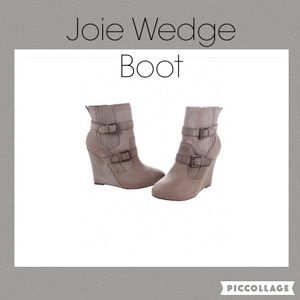 Joie Wedge Boots (Black) (Fits Size 6)