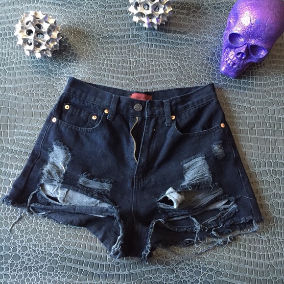 Signature8 Pants - Signature 8 high rise ripped jeans