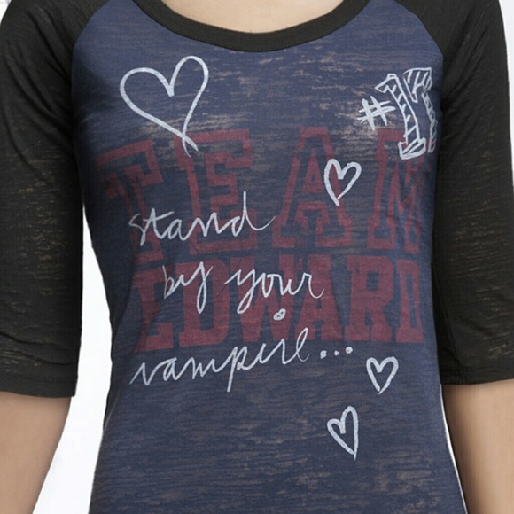 Twilight Saga Team Edward baseball tee