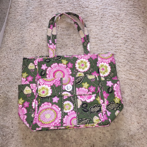 Vera Bradley Tablet Tote in Olivia Pink