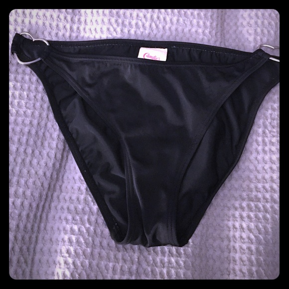 Candies black swim bottom! Size medium