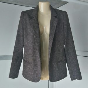 Brown tweed blazer size XS