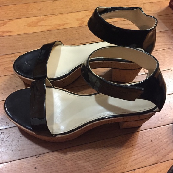 Calvin Klein chunky heel