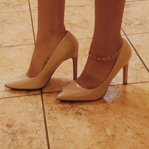 Patent Leather Nude Heels