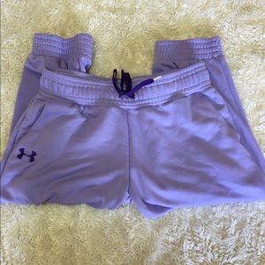 Purple Cropped Sweats
