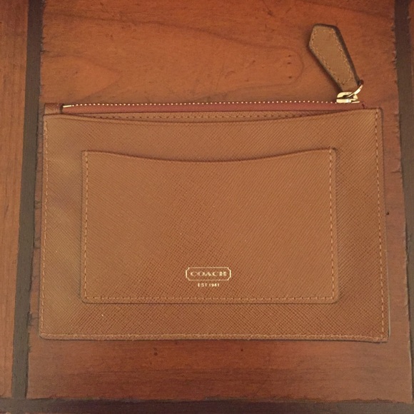 Coach Coin/Card Zip Wallet - Picture 1 of 4