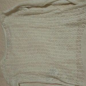 White cardigan nice xs