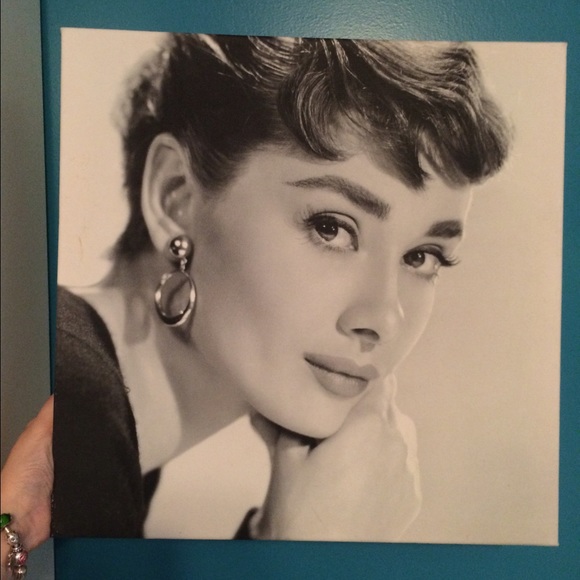 Audrey Hepburn Canvas Photo